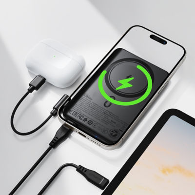 Acefast 3C Magnetic Power Bank 5000mAh 15W Wireless Charger M30 7