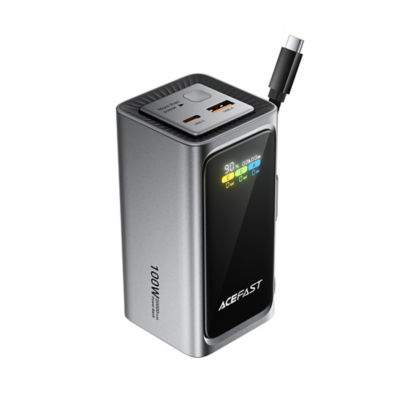 Acefast 3C Power Bank 20000mAh PD 100W with Built-In USB-C Cable M33 2