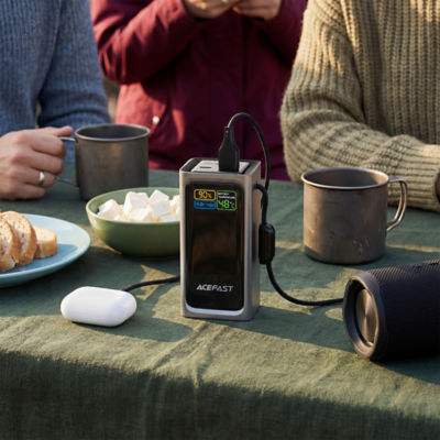 Acefast 3C Power Bank 20000mAh PD 100W with Built-In USB-C Cable M33 7