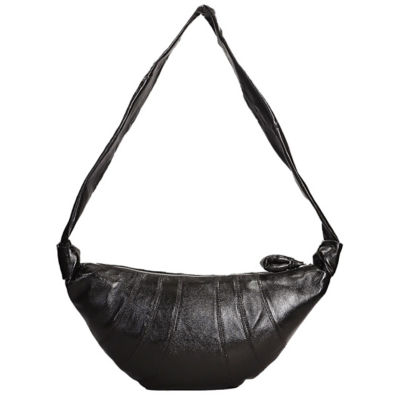LEMAIRE Medium Croissant Bag Coated Cotton Truffle BG0001LF1329 3