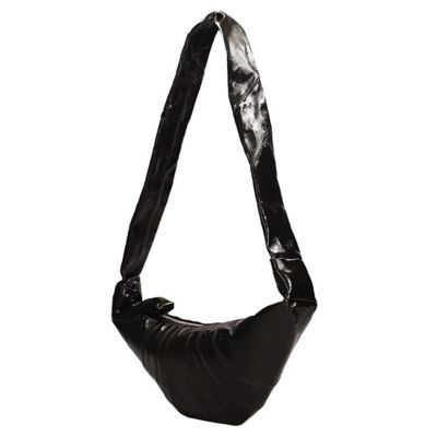 LEMAIRE Small Croissant Bag Coated Cotton Truffle BG0003LF1329 3