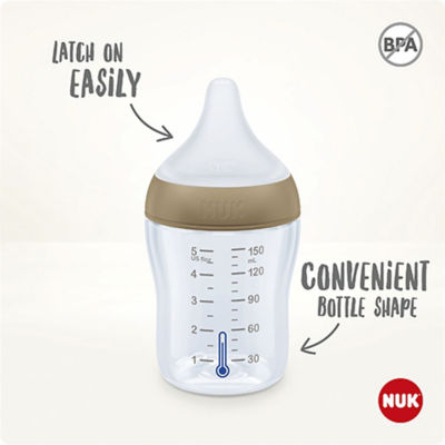 NUK Perfect Match Temperature Control Bottle with Soft Silicone Teat 150ml 4