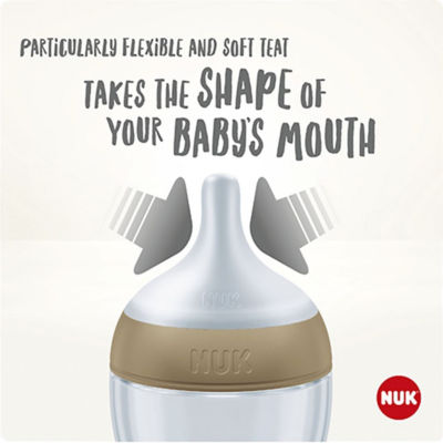 NUK Perfect Match Temperature Control Bottle with Soft Silicone Teat 150ml 6