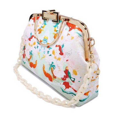 COCOONESE Clasp Handbag with Acrylic Chain - Artist Project 2