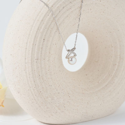 Pearly Lustre Top Grade Freshwater Pearl Necklace WN00737 | X Collection 4