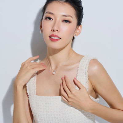 Pearly Lustre Top Grade Freshwater Pearl Necklace WN00737 | X Collection 7