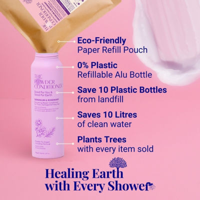 The Powder Shampoo [Bundle] Hydrating Shampoo 70g + Nourishing Repair Conditioner 70g 16