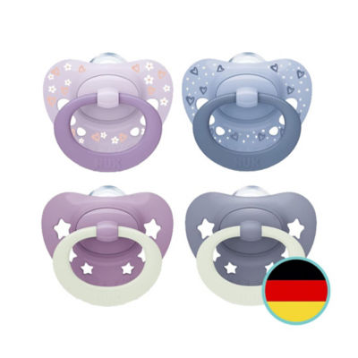 NUK Signature Silicone Soother Pacifier D&N 2pcs/box (18-36M) 3