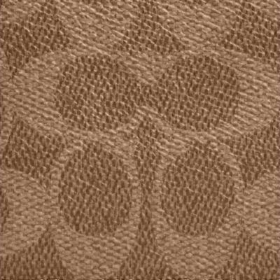 COACH ID Billfold Wallet In Signature Canvas Tan/Black CY394 3