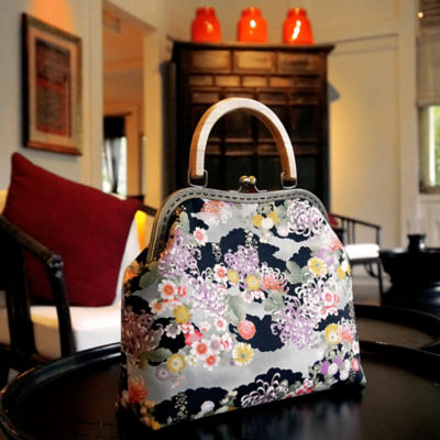 COCOONESE Clasp Handbag - Coreopsis River 4