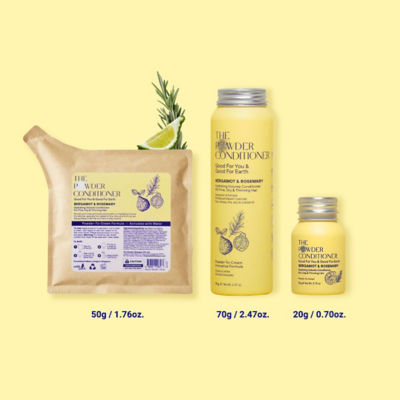 The Powder Shampoo [Bundle] Invigorating Shampoo 70g + Hydrating Volume Conditioner 70g 6