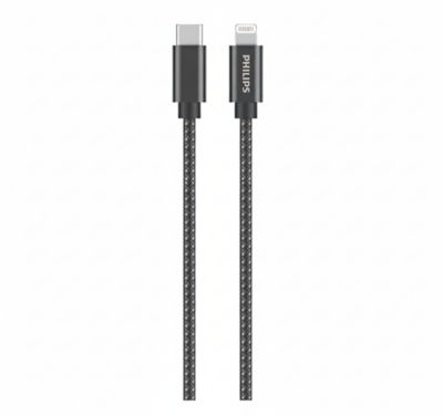 Philips Charging Cable USB A to USB C 1 Meter Length 60W Sync and Charge 2