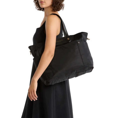 MARC JACOBS Preppy Nylon Baby Tote Bag Black 4P5HTT065H02 7