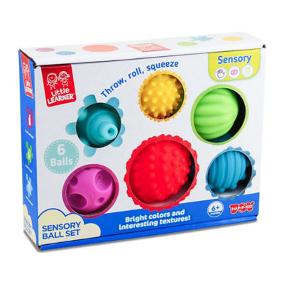  Hap-P-Kid Hap-P-Kid Little Learner Textured Sensory Soft Ball Set - 6pcs 6