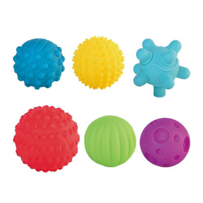  Hap-P-Kid Hap-P-Kid Little Learner Textured Sensory Soft Ball Set - 6pcs 7
