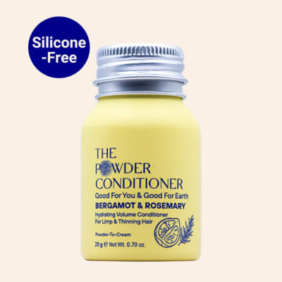 The Powder Shampoo [BUNDLE] Invigorating Shampoo For Thinning & Ageing Hair Bergamot, Biotin, Ginger & Ginseng 20g + Hydrating Volume Conditioner For Fine, Dry & Thinning Hair Bergamot & Rosemary 20g 8