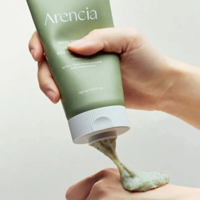 Arencia 绿茶 + LHA 深层毛孔年糕洁面 150g 5