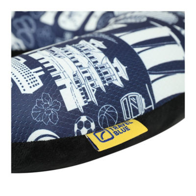 TRAVEL BLUE MEMORY FOAM PILLOW 5