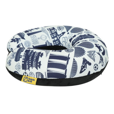TRAVEL BLUE MEMORY FOAM PILLOW 9