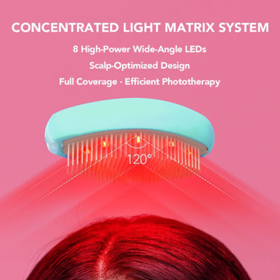 FOREO 斐珞尔 FLIP™ 霓彩光愈顺发梳(轻享版) 冰雾蓝 4