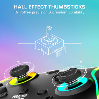 Turtle Beach Afterglow Wave Wireless Controller Compatible with Nintendo Switch 2 4
