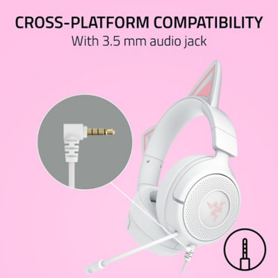 Razer Kraken Kitty V3 X - 有线耳机（带猫耳） 6