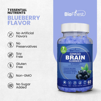 Biofinest銀杏葉腦部軟糖補充劑 8