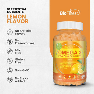 Biofinest Omega 3 EPA DHA 軟糖補充劑 8