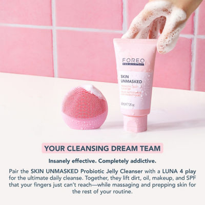 FOREO 斐珞尔 For Everyone Skin Unmasked Probiotic Jelly Cleanser 5