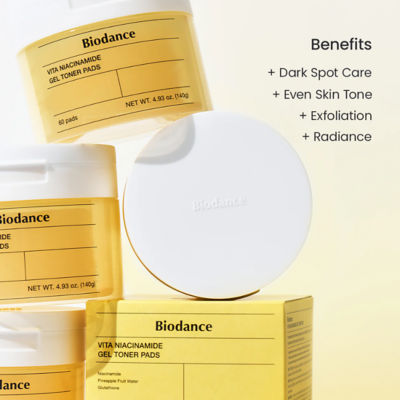 Biodance Vita Niacinamide Gel Toner Pads 60pcs 3