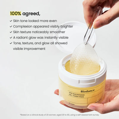 Biodance Vita Niacinamide Gel Toner Pads 60pcs 6