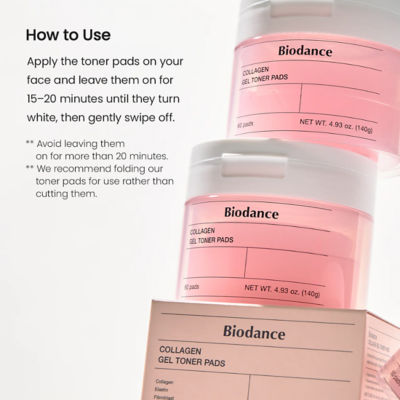 Biodance Collagen Gel Toner Pads 60pcs 6