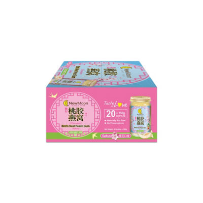 NEW MOON [Bundle of 2] New Moon Bird’s Nest Peach Gum Sakura 150g x 20 Bottles (Less Sweet) 4