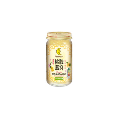 NEW MOON [Bundle of 2] New Moon Premium Bird's Nest Peach Gum with Osmanthus & Wolfberries 150g x 20 Bottles (Less Sweet) 6