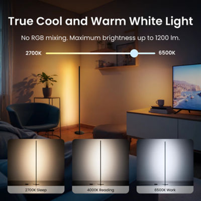 SwitchBot RGBICWW Smart Floor Lamp (UK Plug) 5