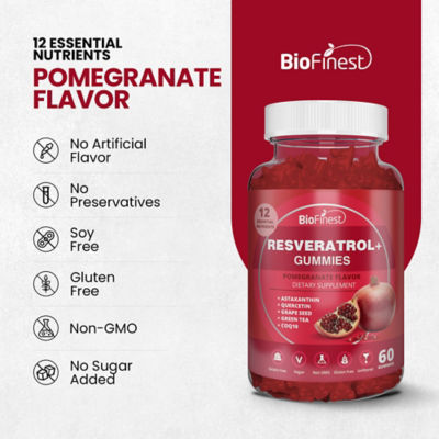 Biofinest 白藜蘆醇+軟糖 8