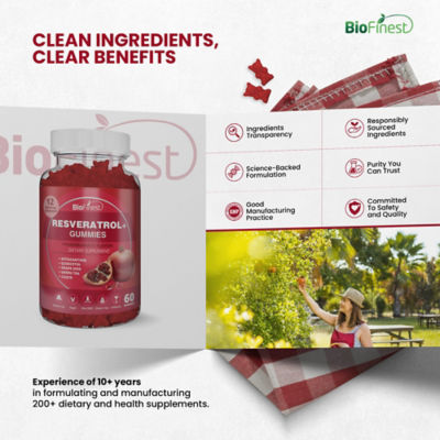 Biofinest 白藜蘆醇+軟糖 9