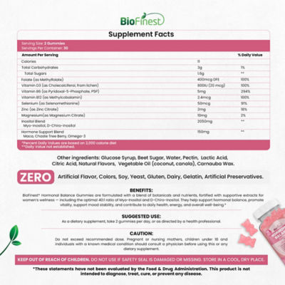 Biofinest 荷爾蒙平衡軟糖 4