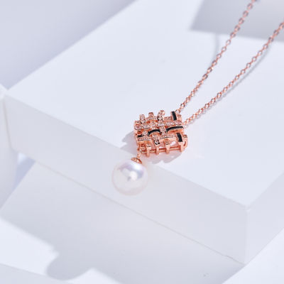 Pearly Lustre Top Grade Freshwater Pearl Necklace WN00831 | TWEED 4