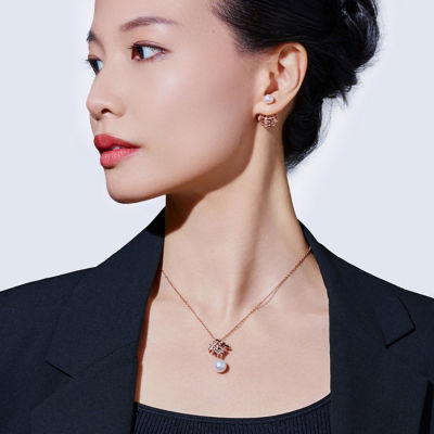 Pearly Lustre Top Grade Freshwater Pearl Necklace WN00831 | TWEED 5