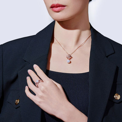 Pearly Lustre Top Grade Freshwater Pearl Necklace WN00831 | TWEED 7