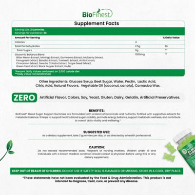 Biofinest血糖支持軟糖 4