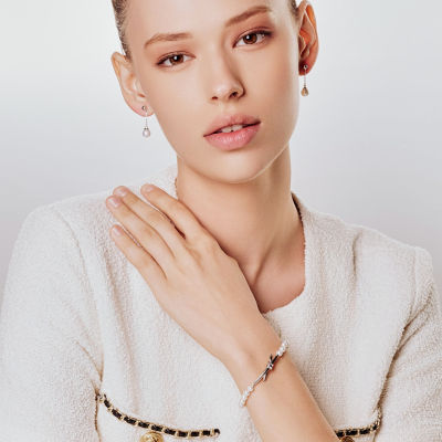 Pearly Lustre Top Grade Freshwater Pearl Earrings WE00826 | BUBBLE 3