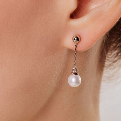 Pearly Lustre Top Grade Freshwater Pearl Earrings WE00826 | BUBBLE 6