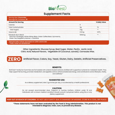 Biofinest Fat Burner Gummies 4
