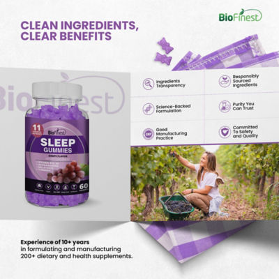 Biofinest 睡眠軟糖補充劑 9
