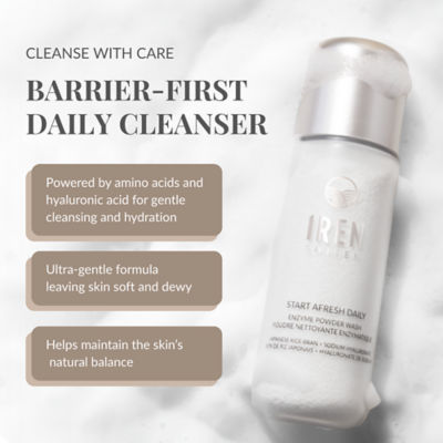 IREN Shizen [Bundle] START AFRESH DAILY Enzyme Powder Wash + Facial Cleansing Brush 8