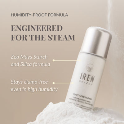 IREN Shizen [Bundle] START AFRESH DAILY Enzyme Powder Wash + Facial Cleansing Brush 9