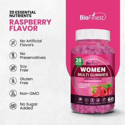 Biofinest 女性複合維生素軟糖補充劑 8