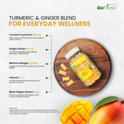 Biofinest 薑黃軟糖補充劑 7